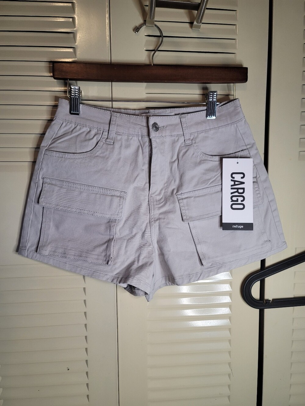Women's Cargo Shorts Casual Knee Length Bermuda Cargo Shorts with Pockets Summer